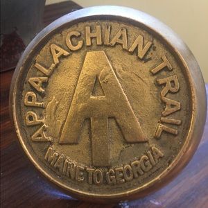 Solid Brass "Appalachian Trail" Marker